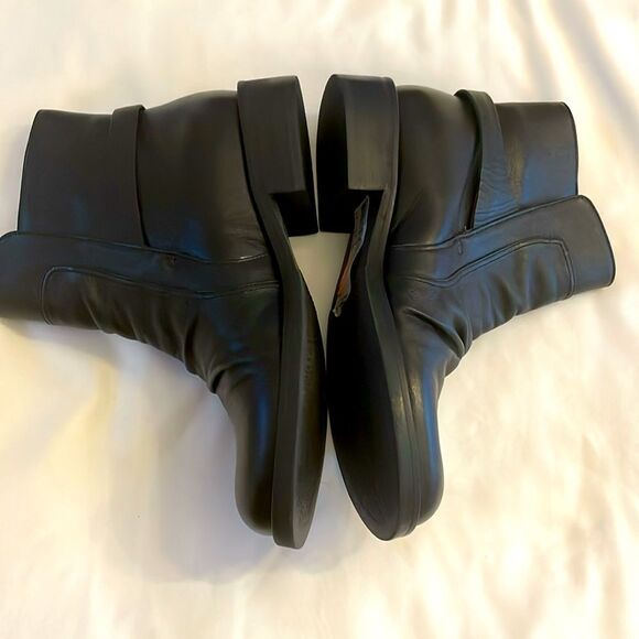 MATISSE BLACK LEATHER ANKLE BOOTS.  NEW IN BOX - Picture 4 of 8